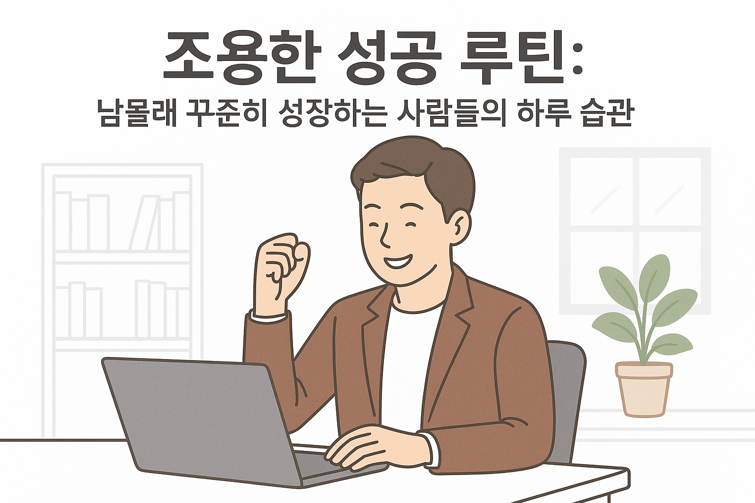 조용한 성공 루틴: 남몰래 꾸준히 성장하는 사람들의 하루 습관