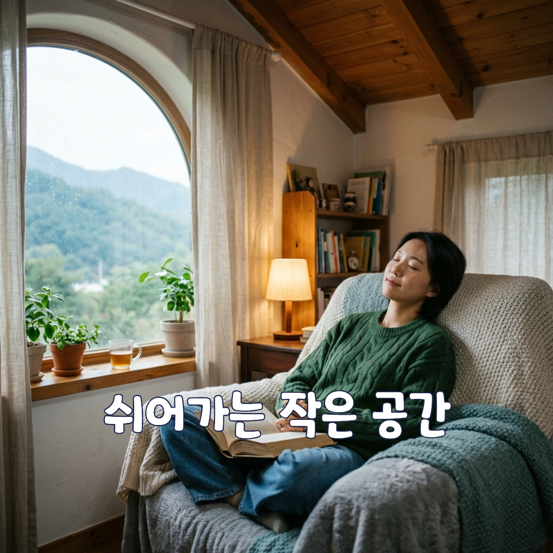 결국 사람들은, 쉬어지는 공간을 찾게 됩니다,