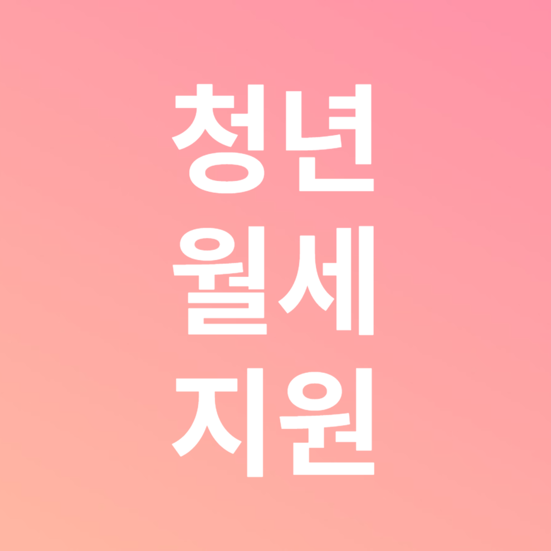 청년월세지원