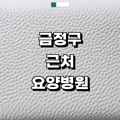 부산 금정구 요양병원