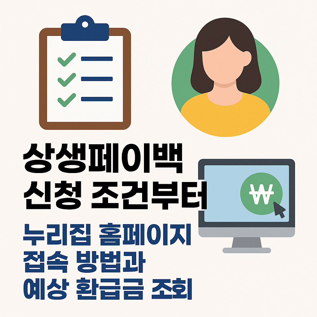 상생페이백 신청 조건부터 누리집 홈페이지 접속 방법과 예상 환급금 조회