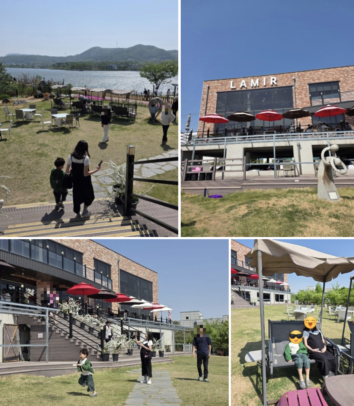 (용인/이천) 용인 처인구 원삼면 카페 라미르 후기 - 용담저수지 뷰 힐링