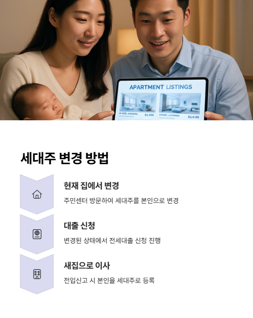 세대주 변경 방법