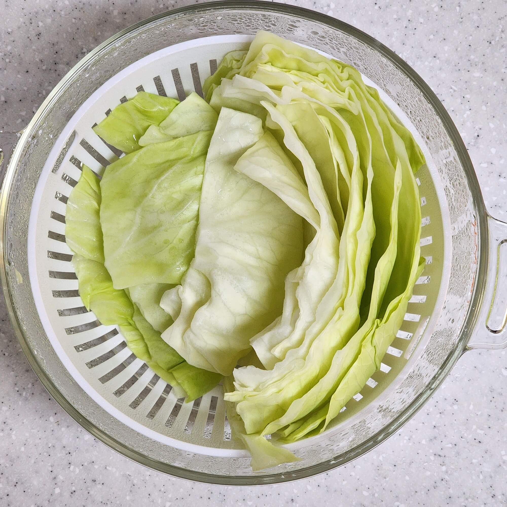 두부 양배추 요리 두부 양배추 익히기