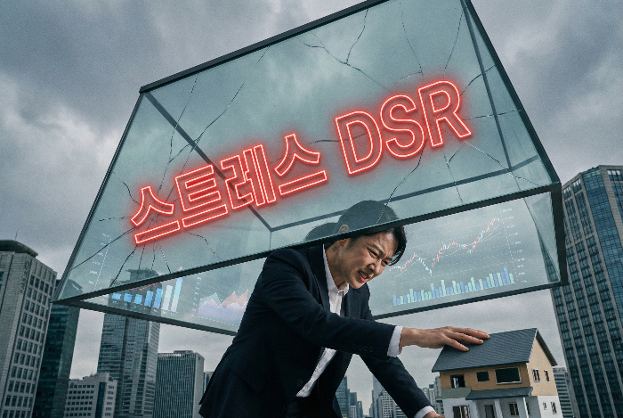스트레스 DSR 3단계 시행으로 인한 주택담보대출 한도 축소 시각화