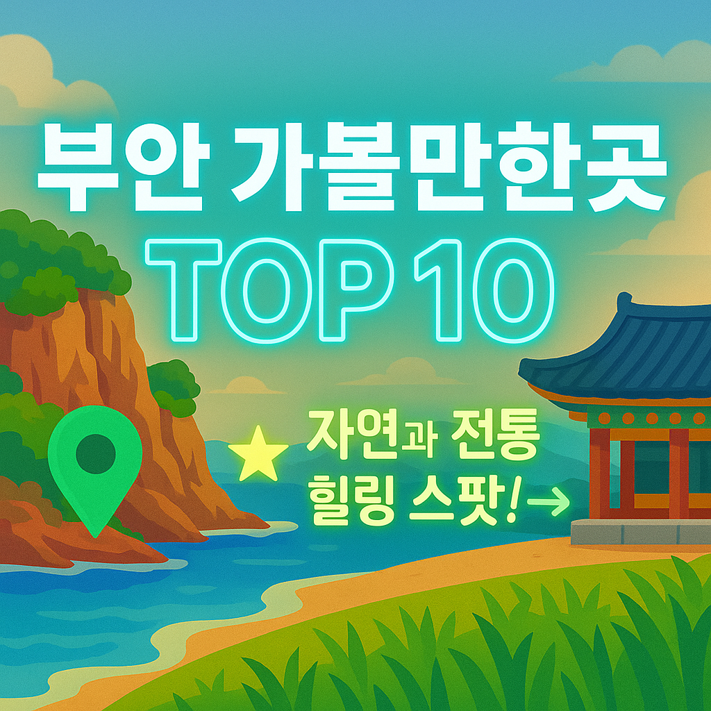 부안 가볼만한곳 베스트10