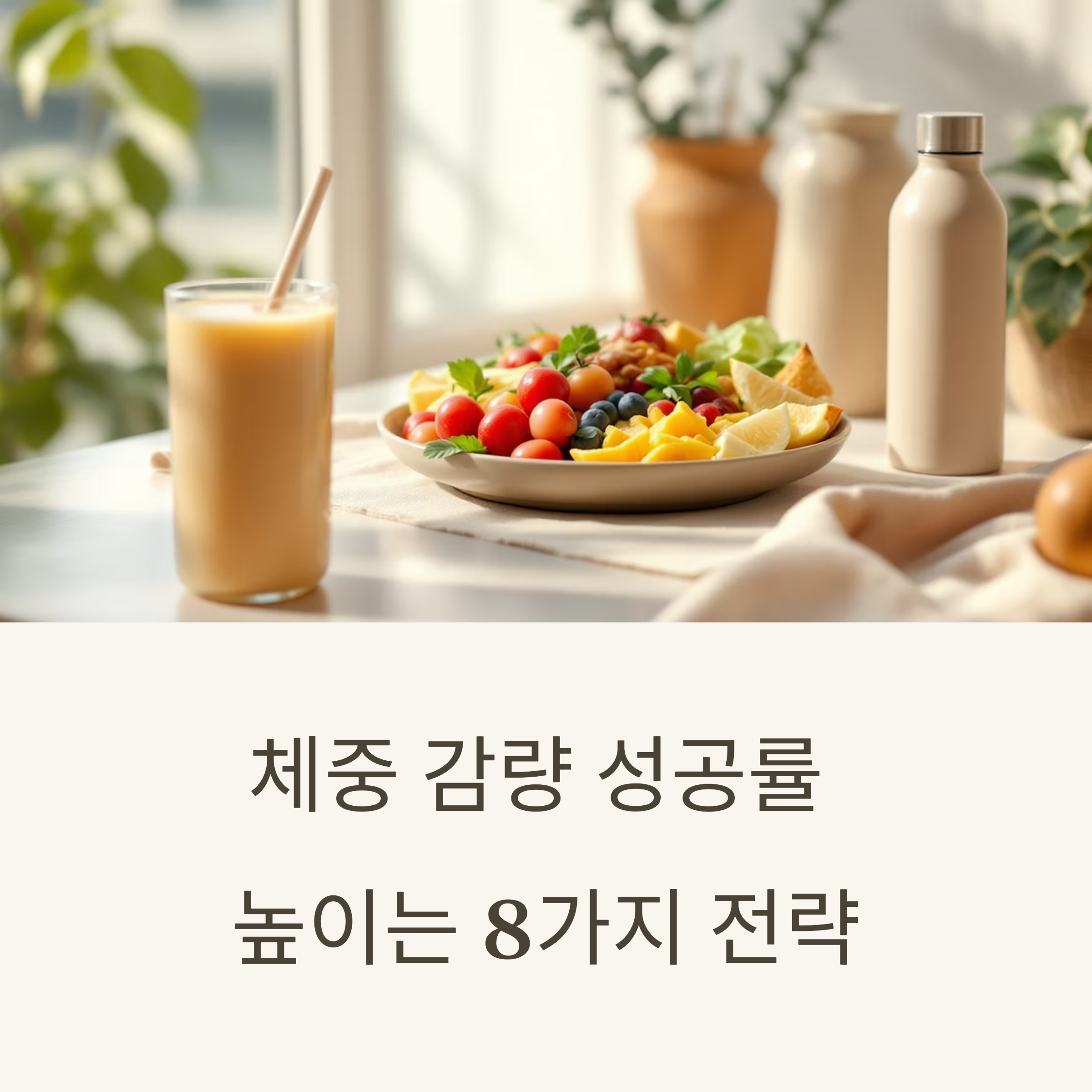 체중 감량 성공률 높이는 8가지 전략