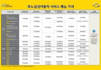 르노삼성자동차 서비스센터 부품대리점 부품몰_3