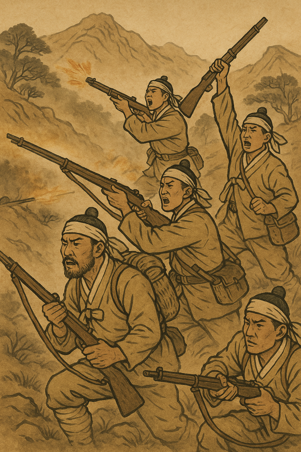 무장독립운동 및 독립군 관련 이미지