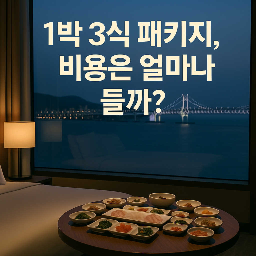 1박 3식 패키지, 비용은 얼마나 들까?