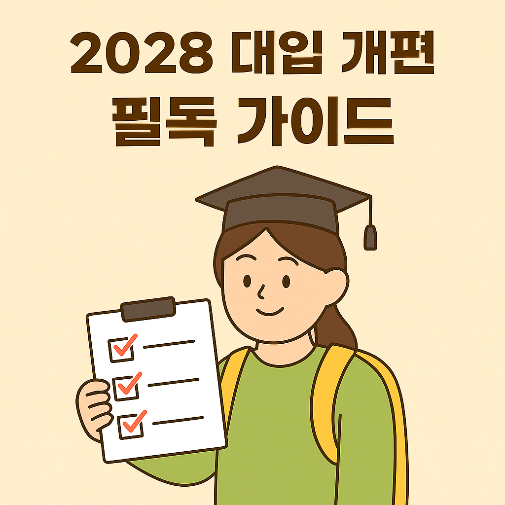 2028 대입 개편 필독 가이드