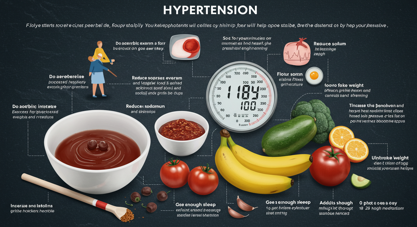 고혈압 생활습관 조정할수 있는 신선한 채소와 과일