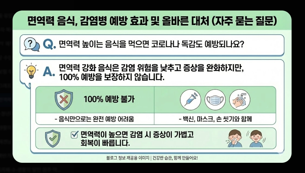 면역력 높이는 음식 베스트 10 [2026년판] 강화 식품 섭취법 및 생활 습관 총정리