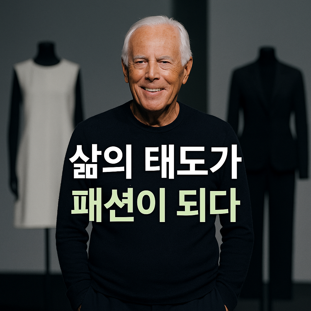 미니멀 패션 무대의 노장 디자이너 조지오 아르마니