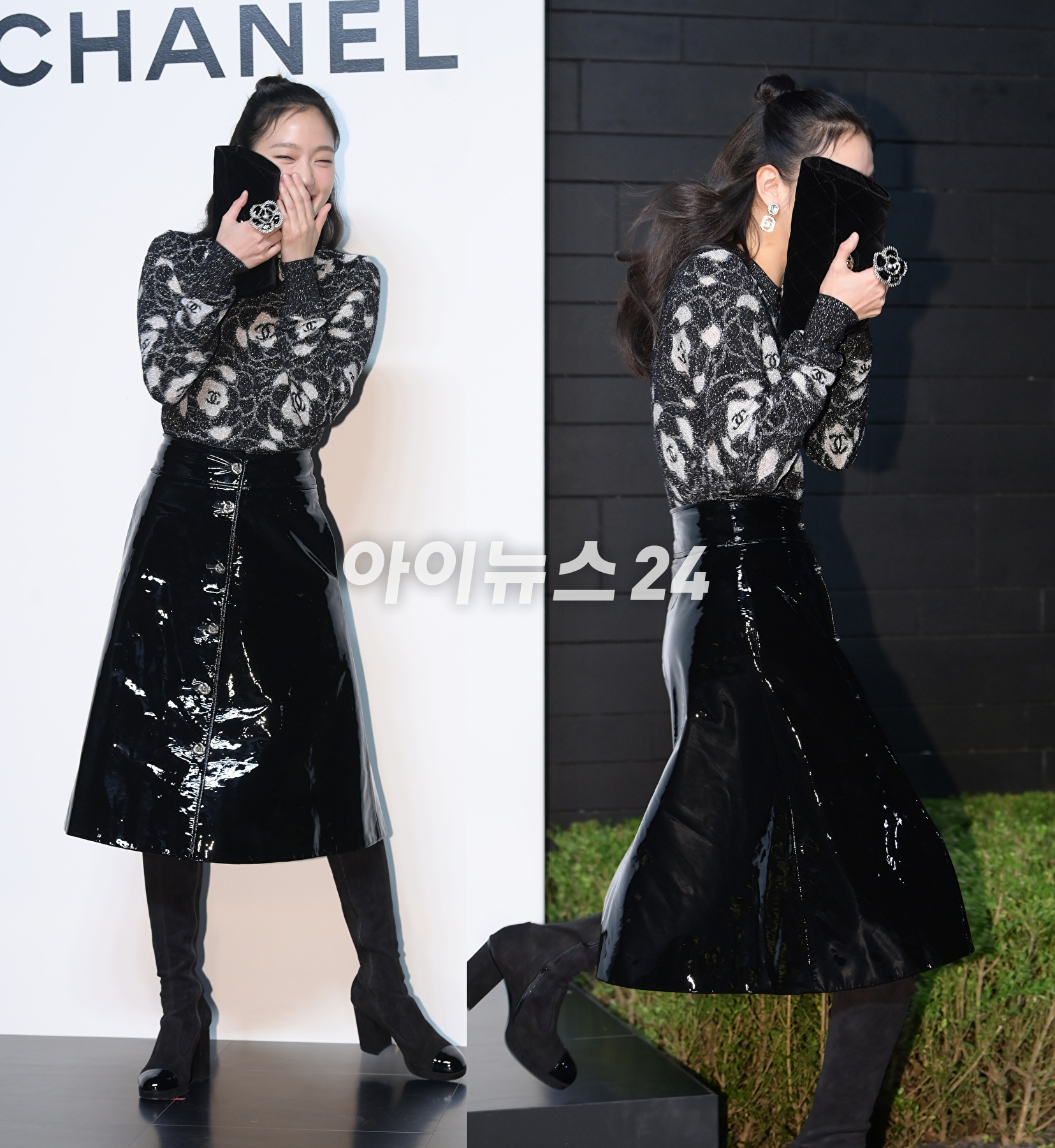 배우 김고은이 6일 오후 서울 강남구 청담동 인근에서 진행된 샤넬X프리즈 칵테일 리셉션 행사에 참석하고 있다. [사진=정소희 기자]