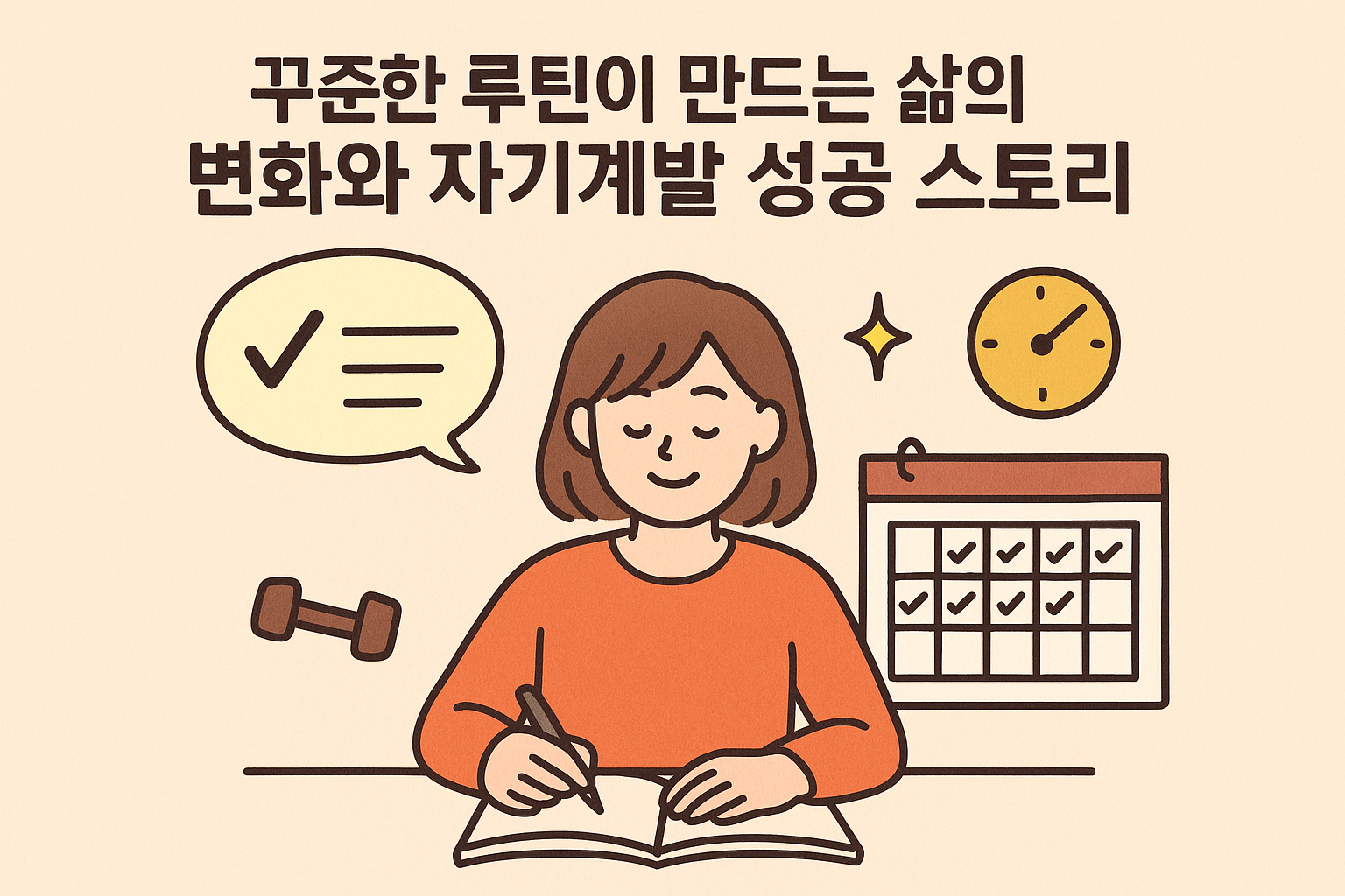 꾸준한 루틴이 만드는 삶의 변화와 자기계발 성공 스토리
