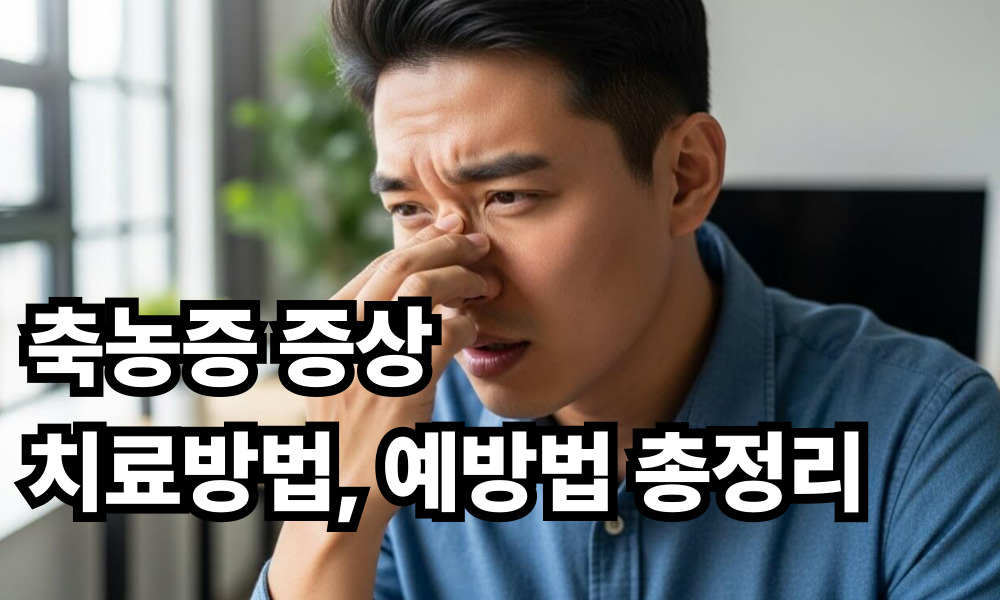 축농증 증상 치료방법 사진 1