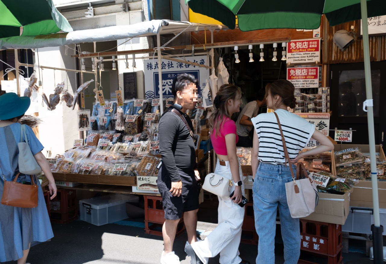 츠키지 시장 노점