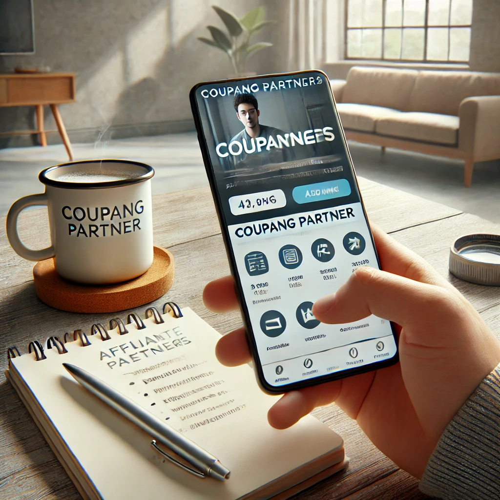 쿠팡파트너스 하는법