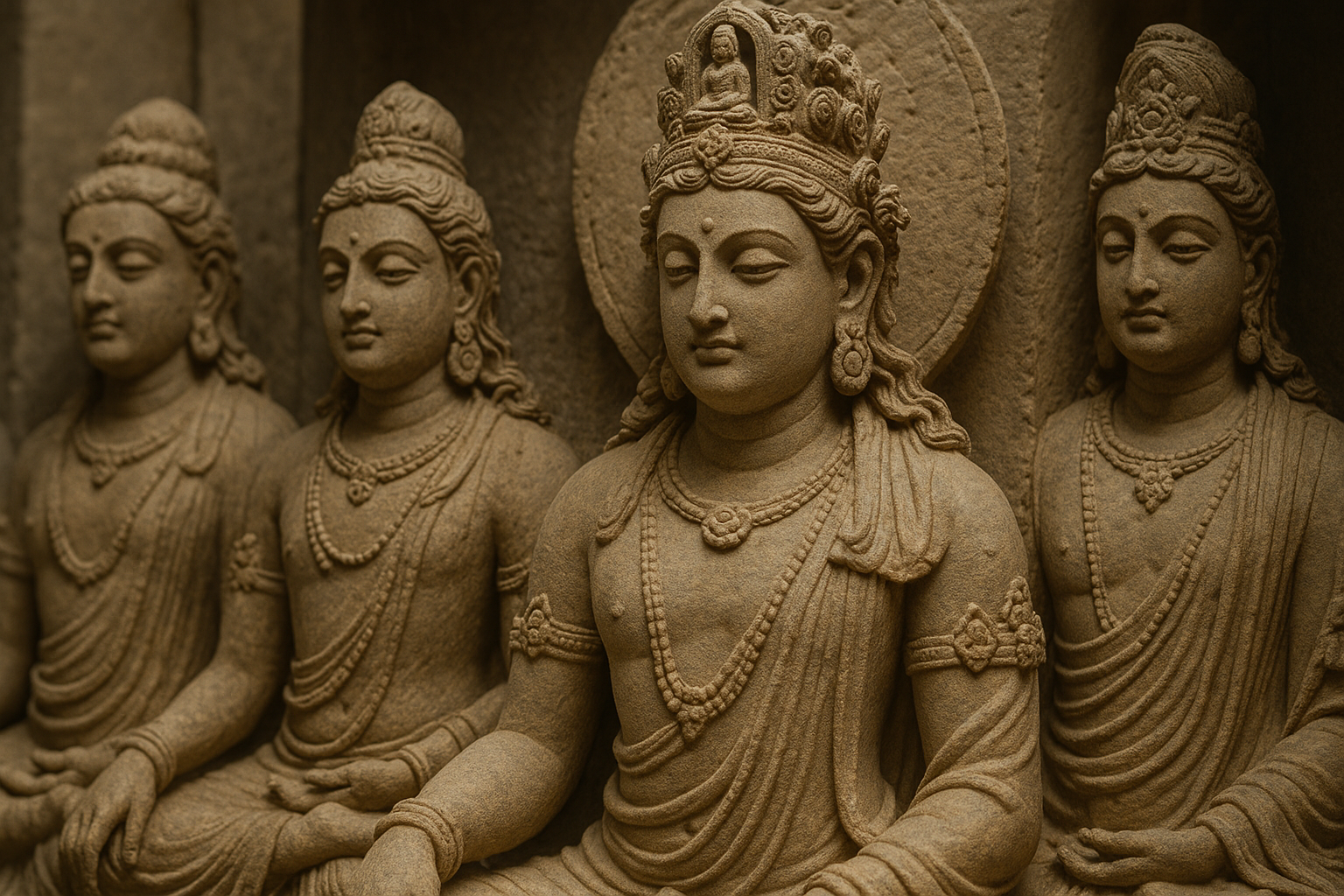 인도 불교 보살상 조형 관련 이미지