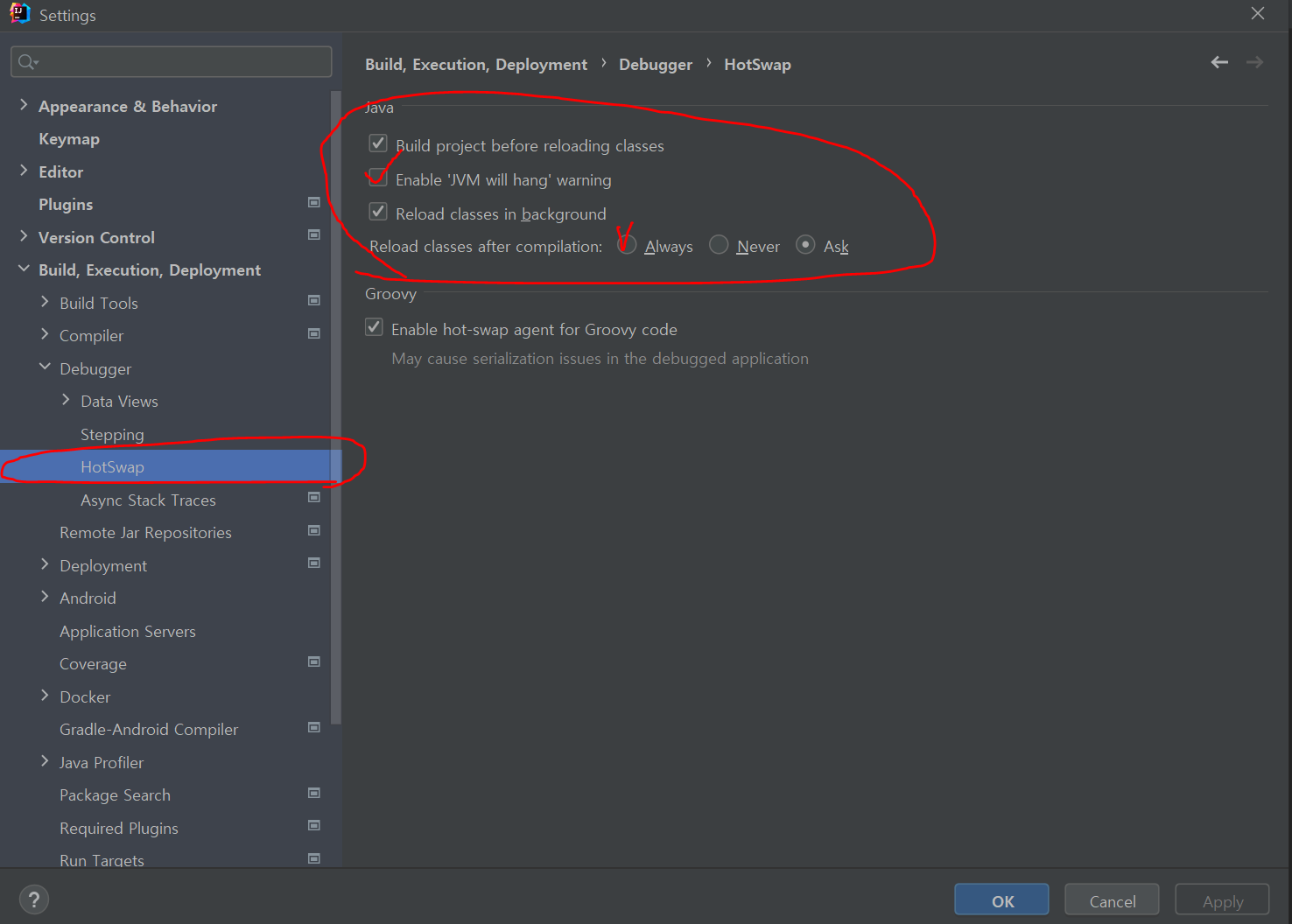 intellij hotswap
