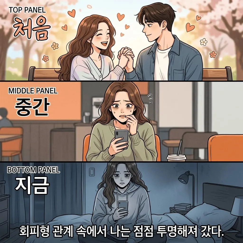 회피형 연애에서 멈춰야 할 신호들
