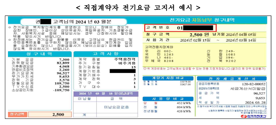 소상공인 전기요금 특별지원kr 신청방법