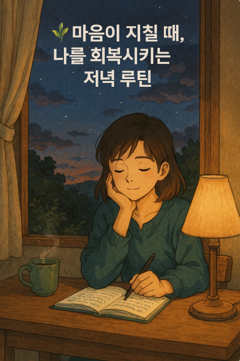마음이 지칠 때, 나를 회복시키는 저녁 루틴