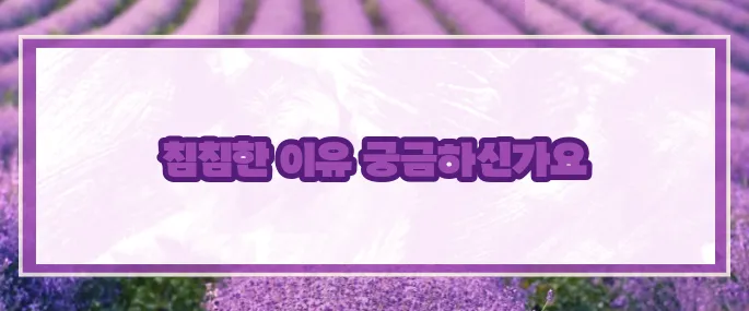 눈이 침침해지는 이유 (+대처방법)