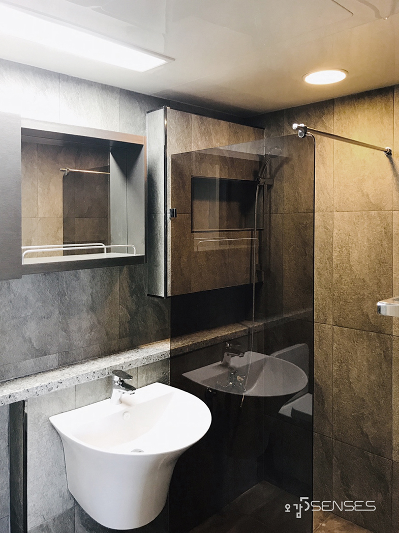  부산 아파트 화장실 인테리어 추천 - 오감