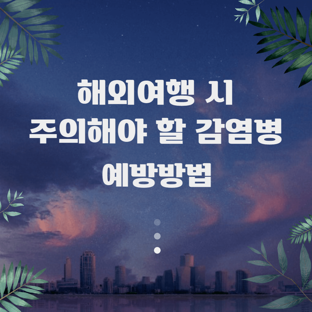 해외여행시-주의해야-할-감염병-예방방법-썸네일