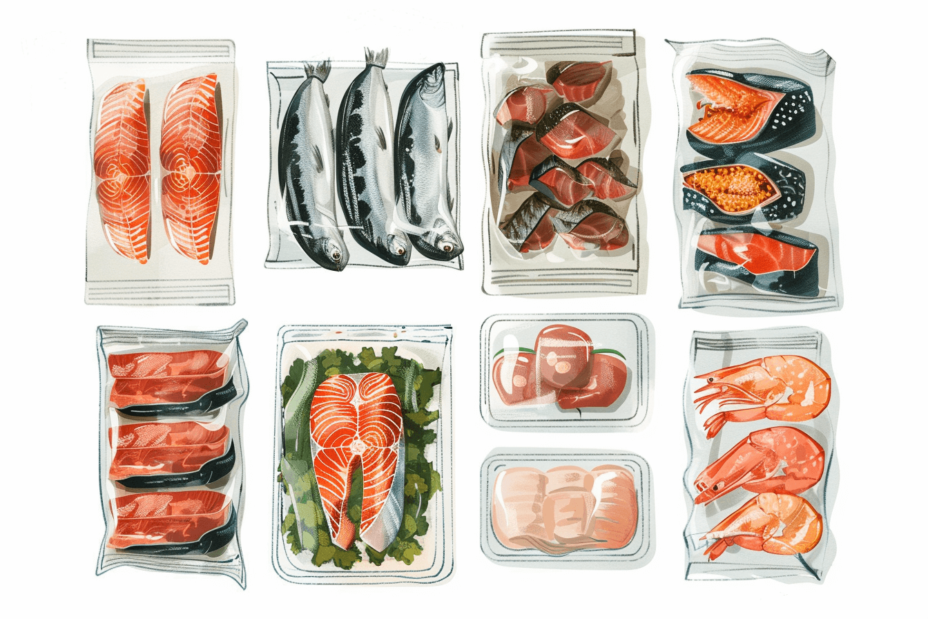 밀폐-비닐팩에-담겨-있는-장어와-식재료들