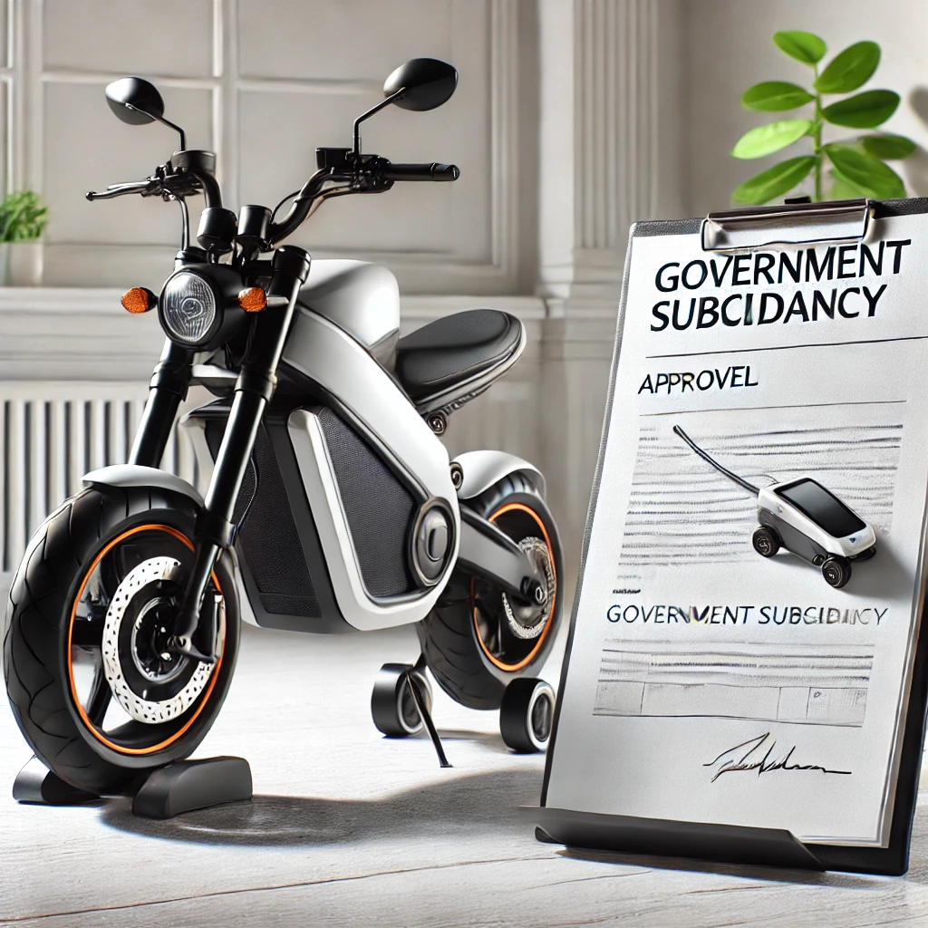 전기 오토바이 보조금 관련 이미지
