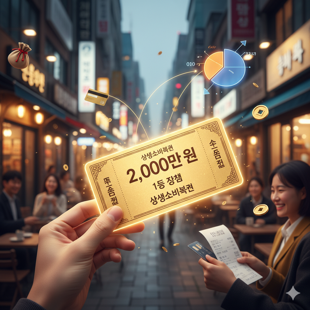 상생소비복권 1차 당첨 발표: 1등 2,000만 원의 행운을 잡는 방법