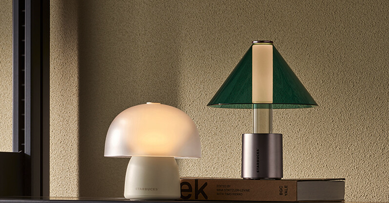 스타벅스 보나키아 포터블 램프 디자인