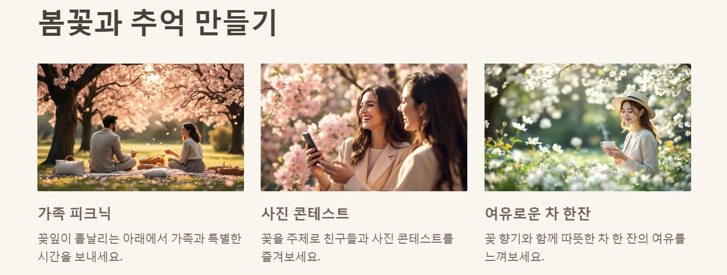 봄꽃 개화시기 피는 날짜