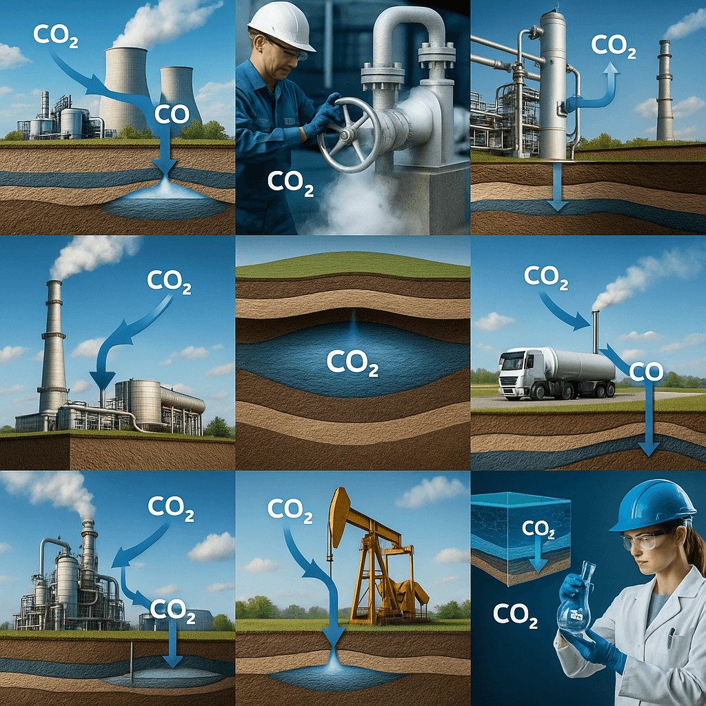 초임계 CO₂ 저장 기술