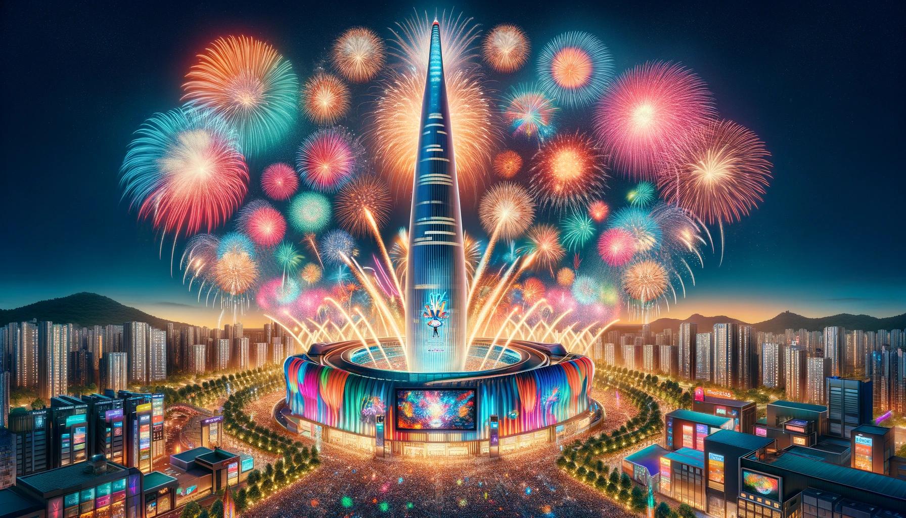 롯데월드 불꽃축제