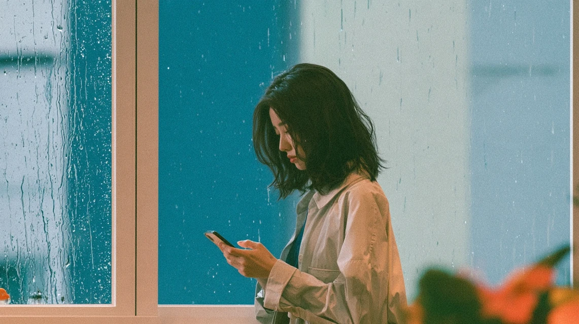 모임 취소 소식에 아쉬워하는 멤버를 개인적으로 챙기는 모습