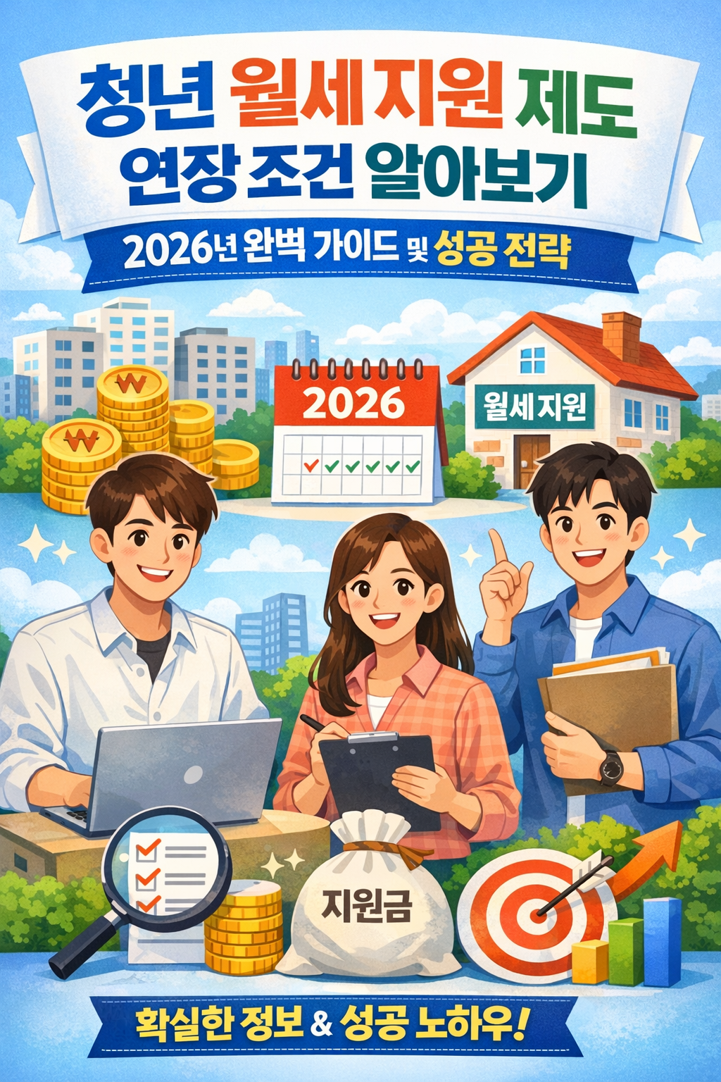 청년 월세 지원 제도 연장 조건 알아보기