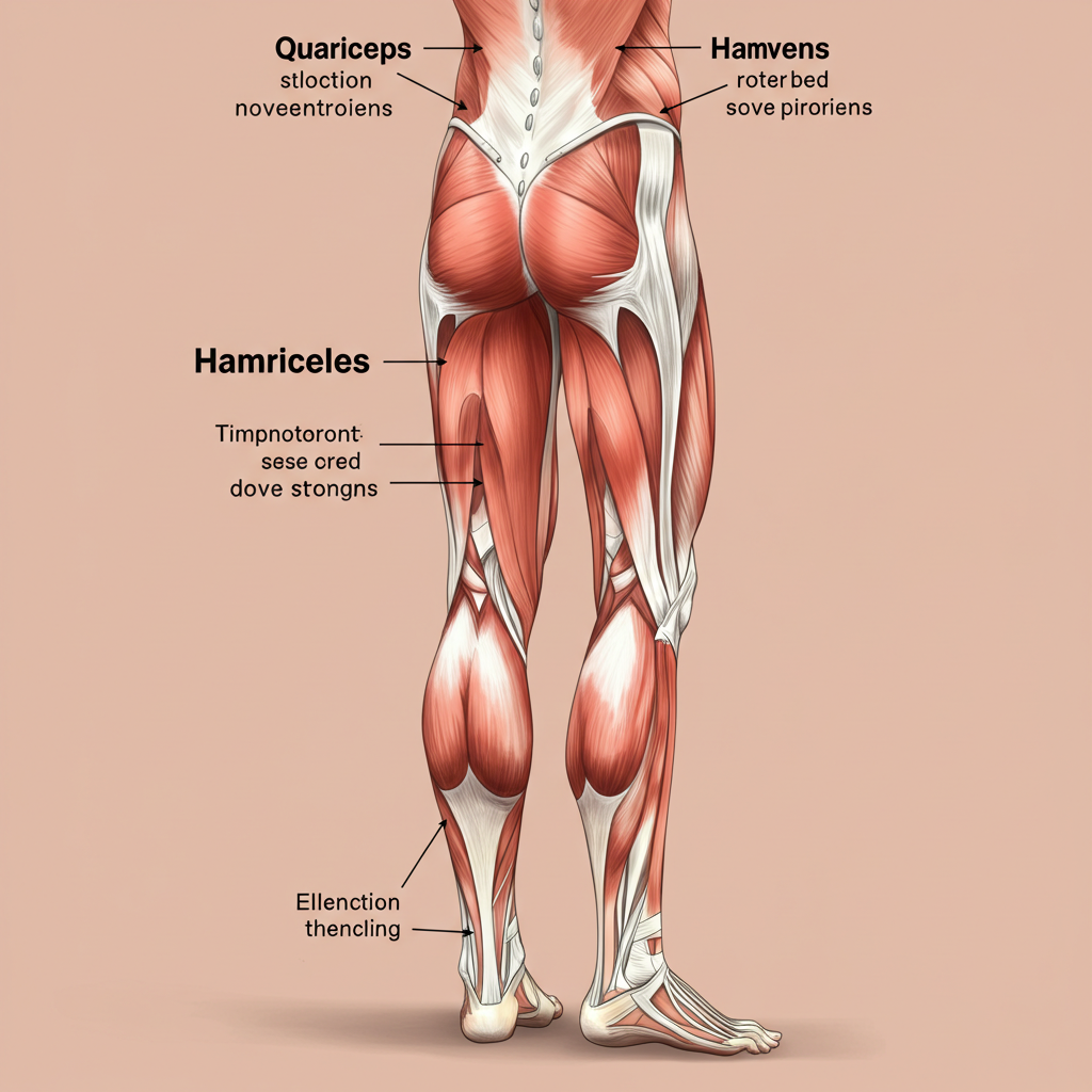 인체 하체 근육 구조와 기능