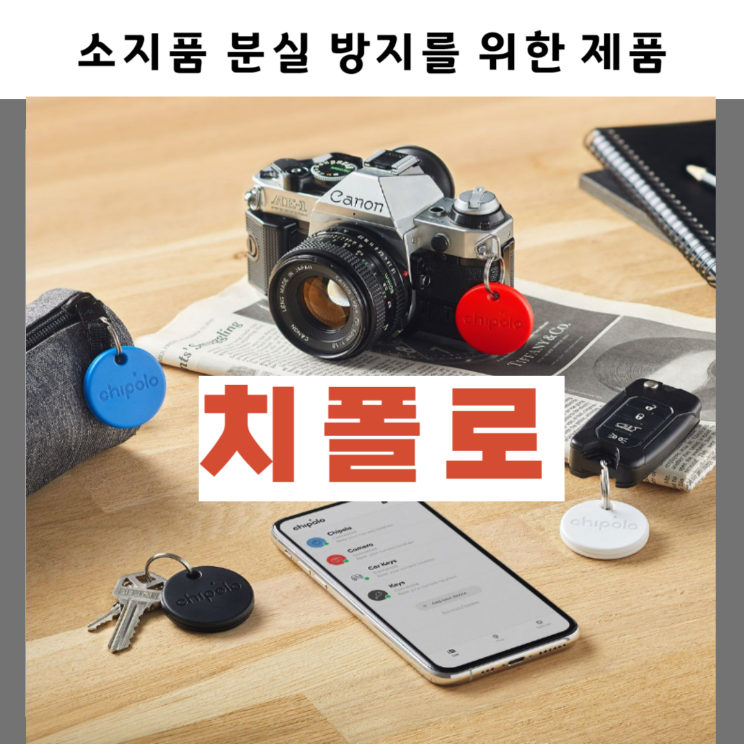 소지품 분실 방지를 위한 제춤 치폴로 알아보자