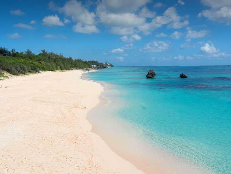 버뮤다 지역 해변