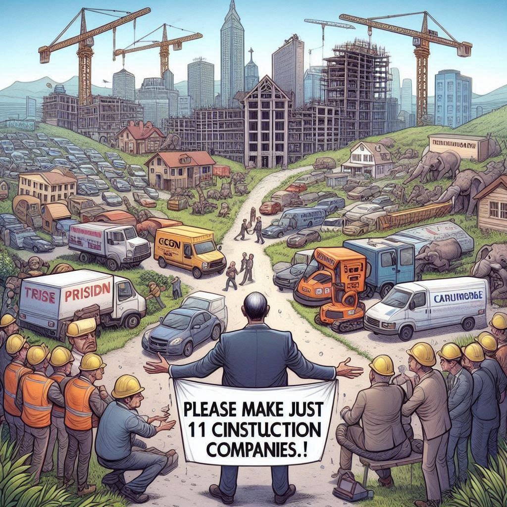 중견 건설사들 위기