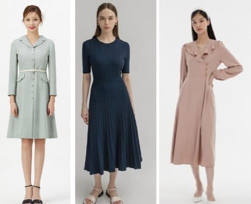 하체통통코디-핏앤플레어원피스