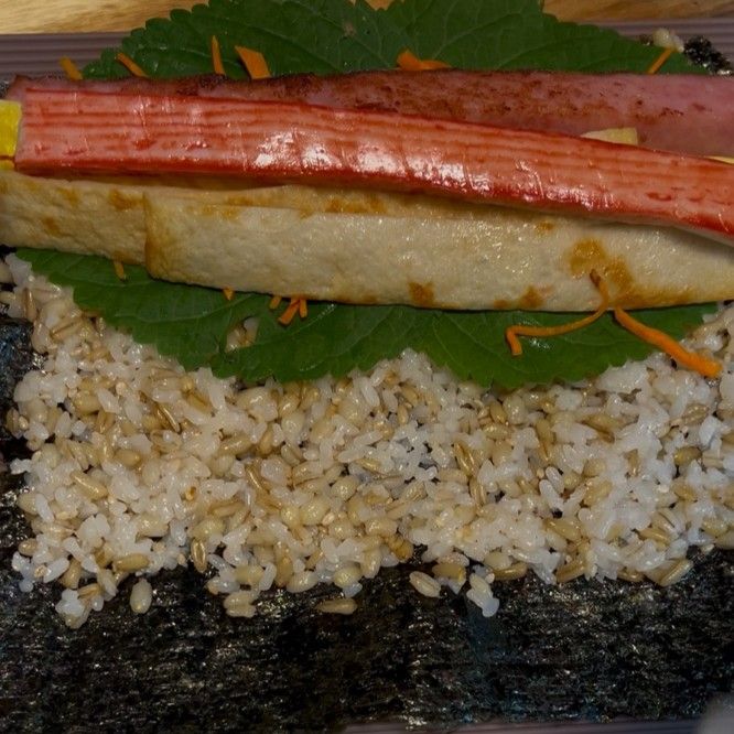 김밥 말기