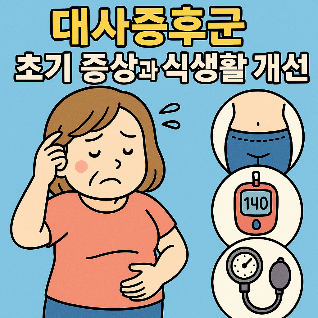 대사증후군 초기 증상과 식생활 개선 팁 관련사진
