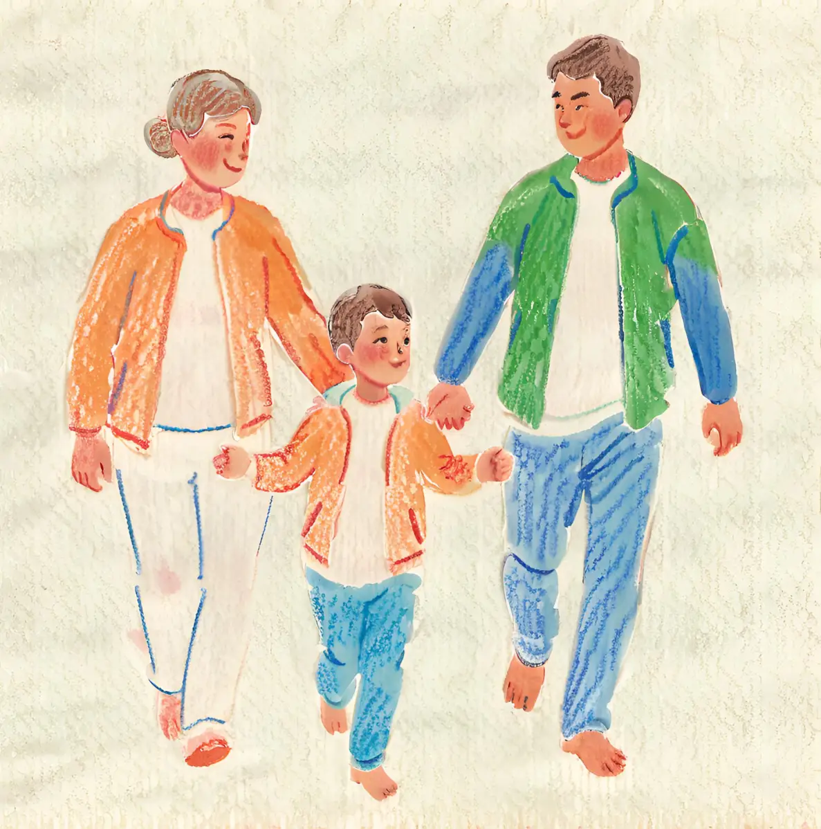 엄마-아빠와-같이-손잡고-걷는-남자아이