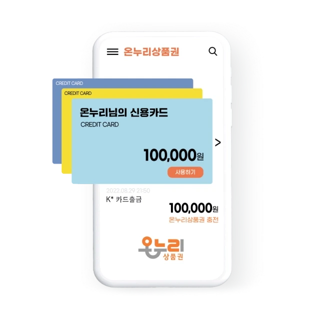 전자형(카드형) 상품권