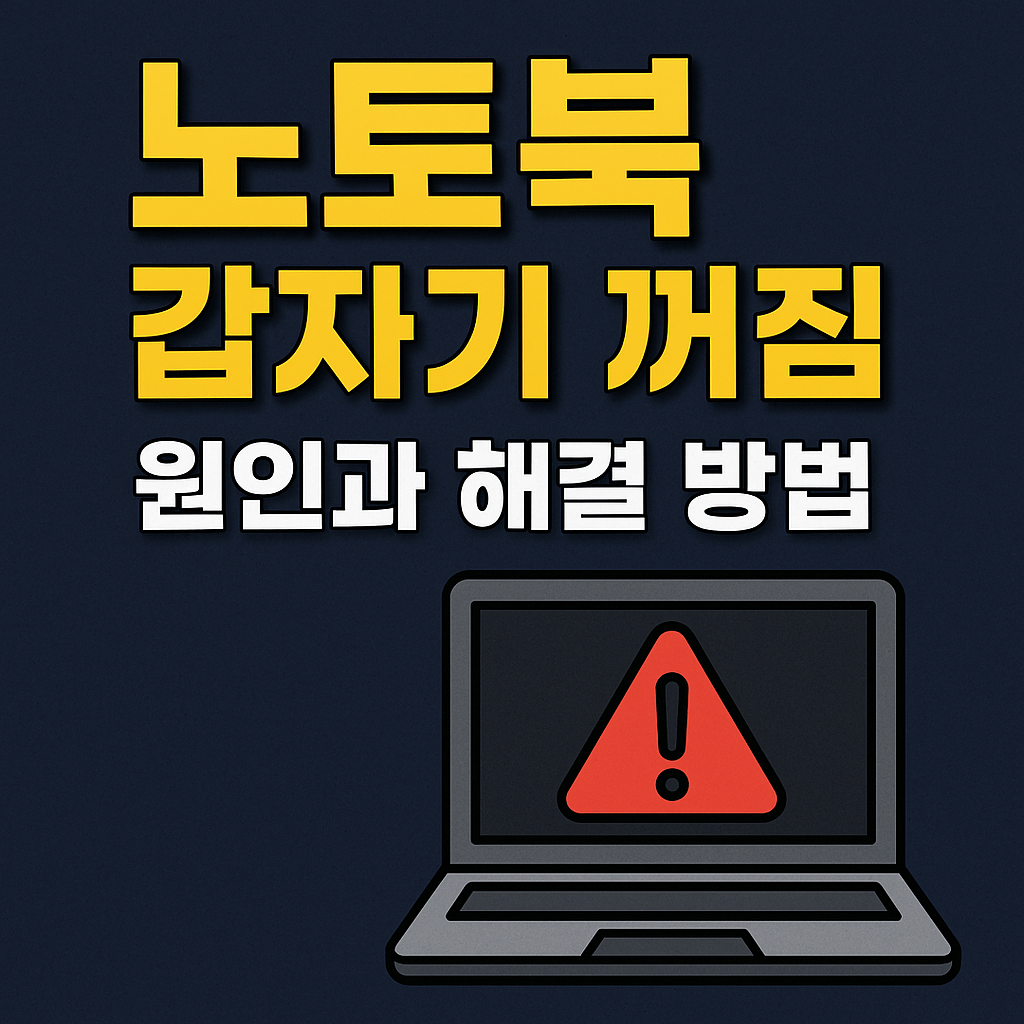 노트북 갑자기 꺼짐
